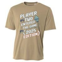 Video Gamer Dad Fathers Day 2025 Player Two Entered The Game Cooling Performance Crew T-Shirt