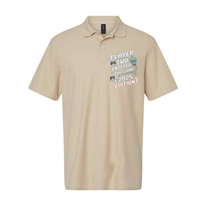 Video Gamer Dad Fathers Day 2025 Player Two Entered The Game Softstyle Adult Sport Polo