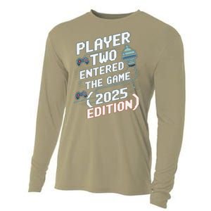 Video Gamer Dad Fathers Day 2025 Player Two Entered The Game Cooling Performance Long Sleeve Crew