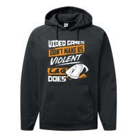 Video Games Dont Make Us Violent Lag Does Gaming Performance Fleece Hoodie