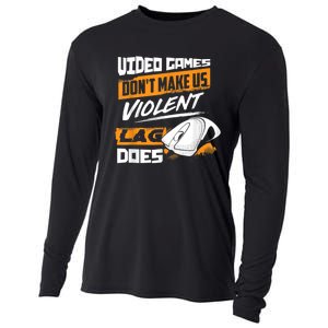 Video Games Dont Make Us Violent Lag Does Gaming Cooling Performance Long Sleeve Crew