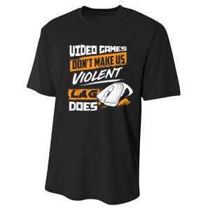 Video Games Dont Make Us Violent Lag Does Gaming Performance Sprint T-Shirt