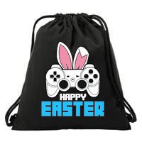 Video Game Easter Bunny Gaming Controller Gamer Gift Drawstring Bag