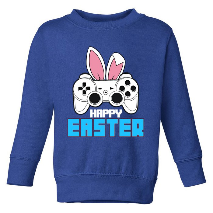 Video Game Easter Bunny Gaming Controller Gamer Gift Toddler Sweatshirt