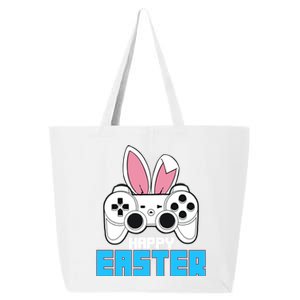 Video Game Easter Bunny Gaming Controller Gamer Gift 25L Jumbo Tote