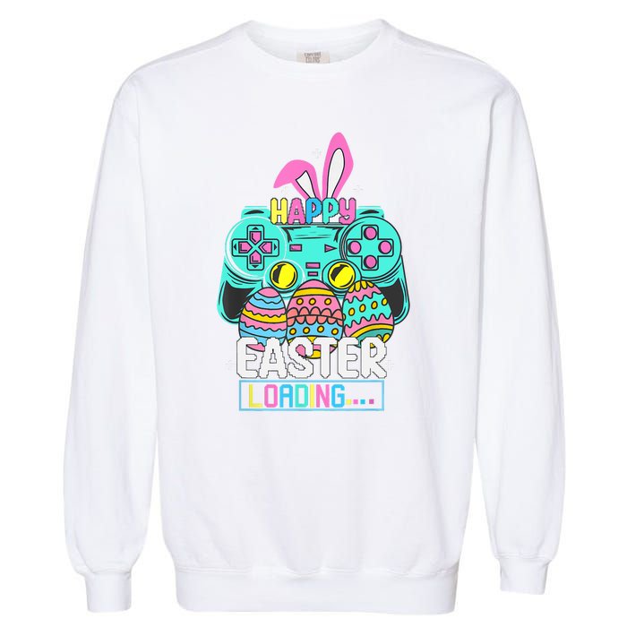 Video Game Easter Bunny Gaming Controller Gamer Garment-Dyed Sweatshirt