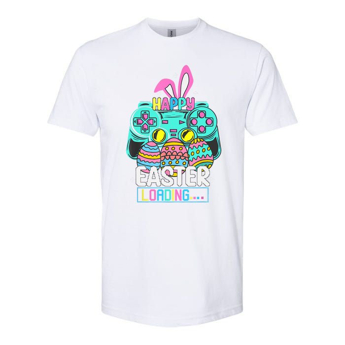 Video Game Easter Bunny Gaming Controller Gamer Softstyle CVC T-Shirt