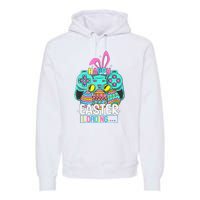 Video Game Easter Bunny Gaming Controller Gamer Premium Hoodie