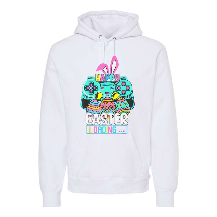 Video Game Easter Bunny Gaming Controller Gamer Premium Hoodie