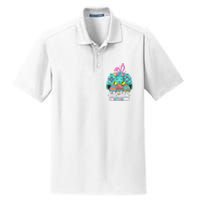 Video Game Easter Bunny Gaming Controller Gamer Dry Zone Grid Polo