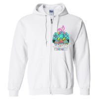 Video Game Easter Bunny Gaming Controller Gamer Full Zip Hoodie