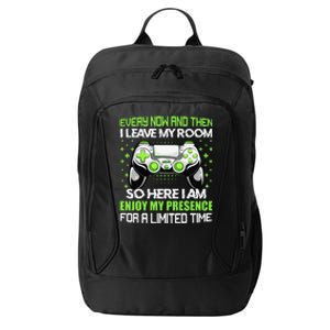 Video Games Every Now And Then I Leave My Room City Backpack