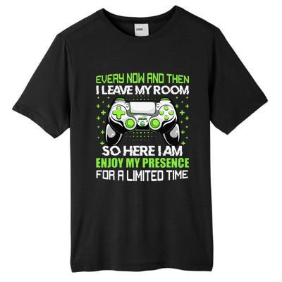 Video Games Every Now And Then I Leave My Room Tall Fusion ChromaSoft Performance T-Shirt