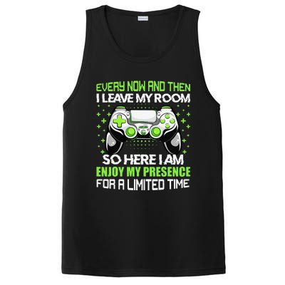 Video Games Every Now And Then I Leave My Room PosiCharge Competitor Tank