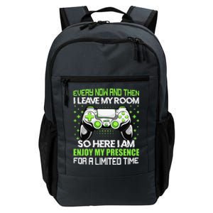 Video Games Every Now And Then I Leave My Room Daily Commute Backpack