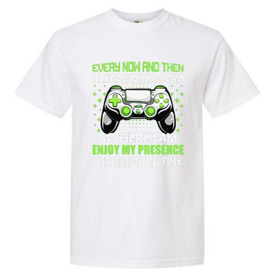 Video Games Every Now And Then I Leave My Room Garment-Dyed Heavyweight T-Shirt