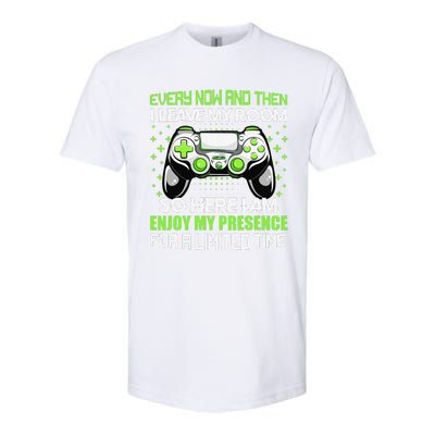 Video Games Every Now And Then I Leave My Room Softstyle CVC T-Shirt