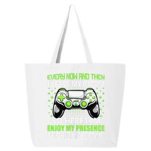 Video Games Every Now And Then I Leave My Room 25L Jumbo Tote