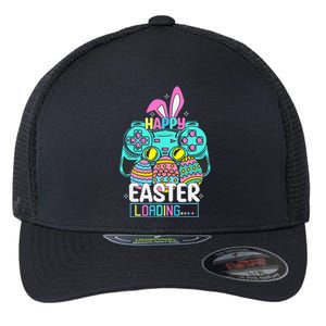 Video Game Easter Bunny Gaming Controller Gamer Flexfit Unipanel Trucker Cap