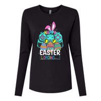 Video Game Easter Bunny Gaming Controller Gamer Womens Cotton Relaxed Long Sleeve T-Shirt