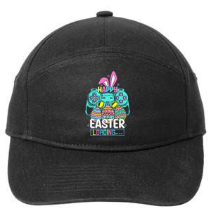 Video Game Easter Bunny Gaming Controller Gamer 7-Panel Snapback Hat