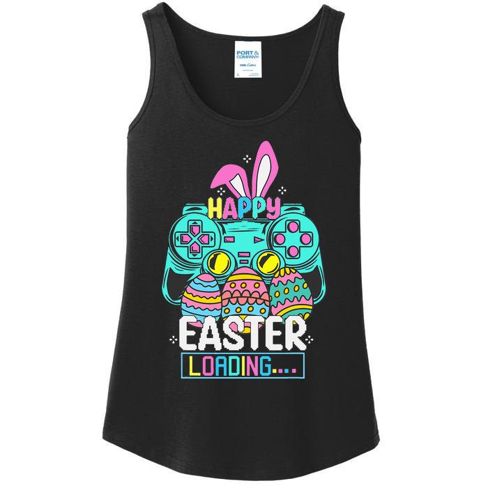 Video Game Easter Bunny Gaming Controller Gamer Ladies Essential Tank