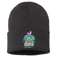 Video Game Easter Bunny Gaming Controller Gamer Sustainable Knit Beanie