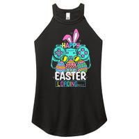 Video Game Easter Bunny Gaming Controller Gamer Women's Perfect Tri Rocker Tank