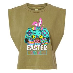 Video Game Easter Bunny Gaming Controller Gamer Garment-Dyed Women's Muscle Tee