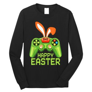 Video Game Easter Bunny Gaming Controller Gamer B.o.y.s Girls Long Sleeve Shirt