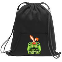 Video Game Easter Bunny Gaming Controller Gamer B.o.y.s Girls Sweatshirt Cinch Pack Bag