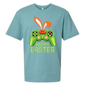 Video Game Easter Bunny Gaming Controller Gamer B.o.y.s Girls Sueded Cloud Jersey T-Shirt