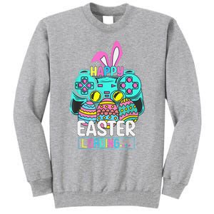 Video Game Easter Bunny Gaming Controller Gamer Tall Sweatshirt