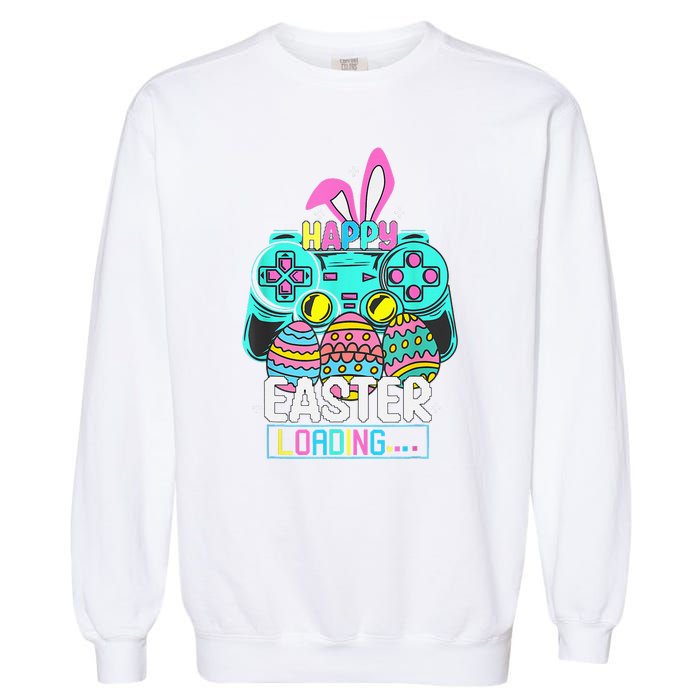 Video Game Easter Bunny Gaming Controller Gamer Garment-Dyed Sweatshirt