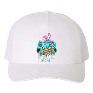 Video Game Easter Bunny Gaming Controller Gamer Yupoong Adult 5-Panel Trucker Hat