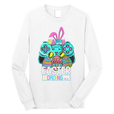 Video Game Easter Bunny Gaming Controller Gamer Long Sleeve Shirt