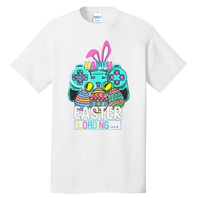 Video Game Easter Bunny Gaming Controller Gamer Tall T-Shirt