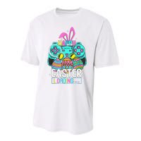 Video Game Easter Bunny Gaming Controller Gamer Performance Sprint T-Shirt