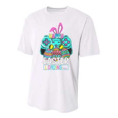 Video Game Easter Bunny Gaming Controller Gamer Performance Sprint T-Shirt