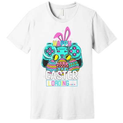 Video Game Easter Bunny Gaming Controller Gamer Premium T-Shirt