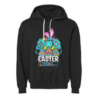 Video Game Easter Bunny Gaming Controller Gamer Garment-Dyed Fleece Hoodie