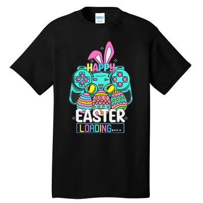 Video Game Easter Bunny Gaming Controller Gamer Tall T-Shirt