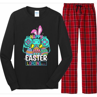 Video Game Easter Bunny Gaming Controller Gamer Long Sleeve Pajama Set