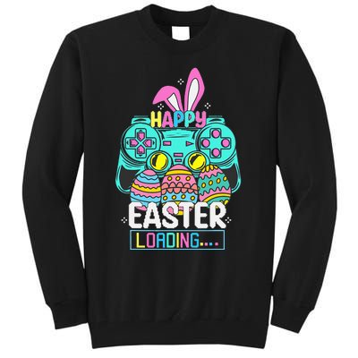 Video Game Easter Bunny Gaming Controller Gamer Tall Sweatshirt