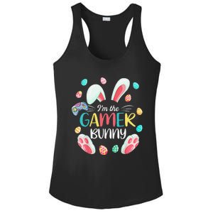 Video Game Easter Bunny Eggs Gamer Easter Gaming Ladies PosiCharge Competitor Racerback Tank