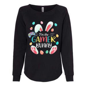 Video Game Easter Bunny Eggs Gamer Easter Gaming Womens California Wash Sweatshirt