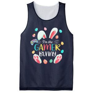 Video Game Easter Bunny Eggs Gamer Easter Gaming Mesh Reversible Basketball Jersey Tank