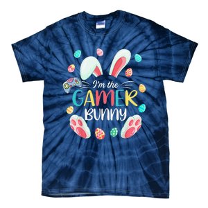 Video Game Easter Bunny Eggs Gamer Easter Gaming Tie-Dye T-Shirt