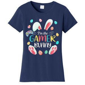 Video Game Easter Bunny Eggs Gamer Easter Gaming Women's T-Shirt