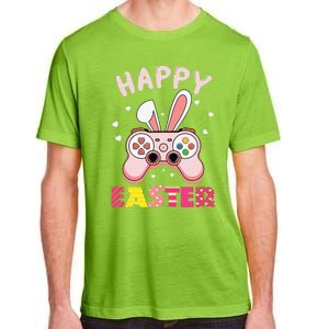 Video Game Easter Bunny Gaming Controller Gamer Adult ChromaSoft Performance T-Shirt